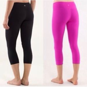 Lululemon Wunder Under Crops